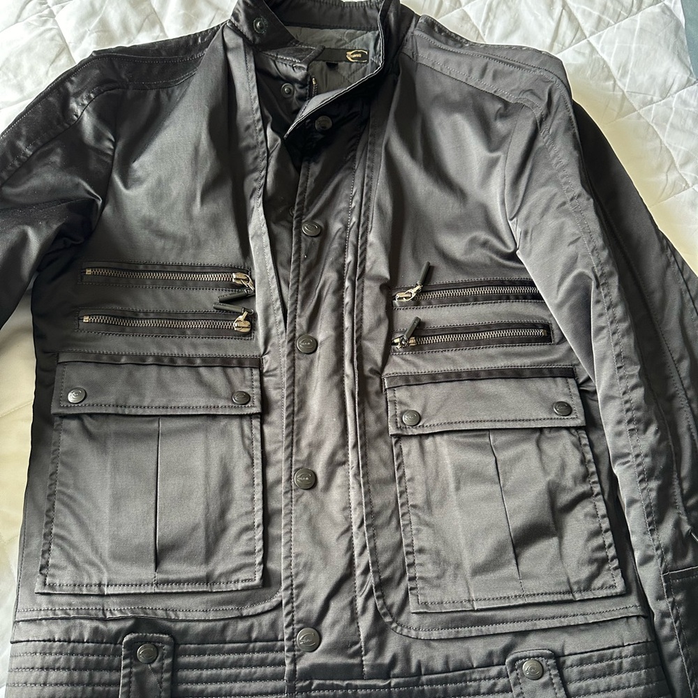 Black designer Roberto Cavalli jacket for men size 48. As good as new.